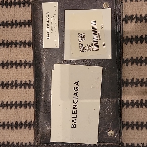 Balenciaga arena large wallet, jacynthe - Picture 8 of 10